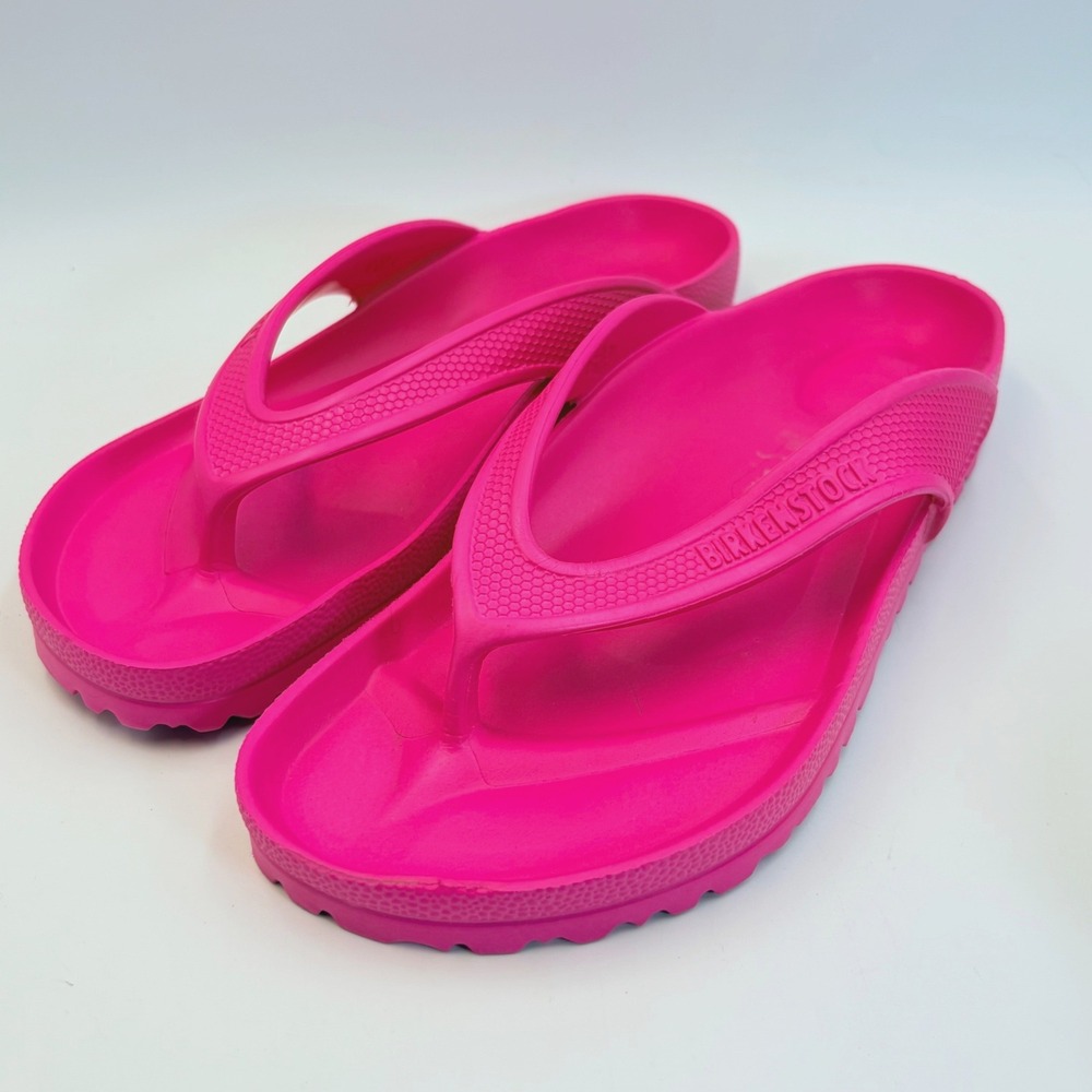 Birkenstock Honolulu EVA Neon Pink Thong Sandal Flip Flop Womens 39 L8-8.5